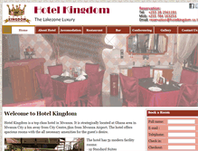 Tablet Screenshot of hotelkingdom.co.tz